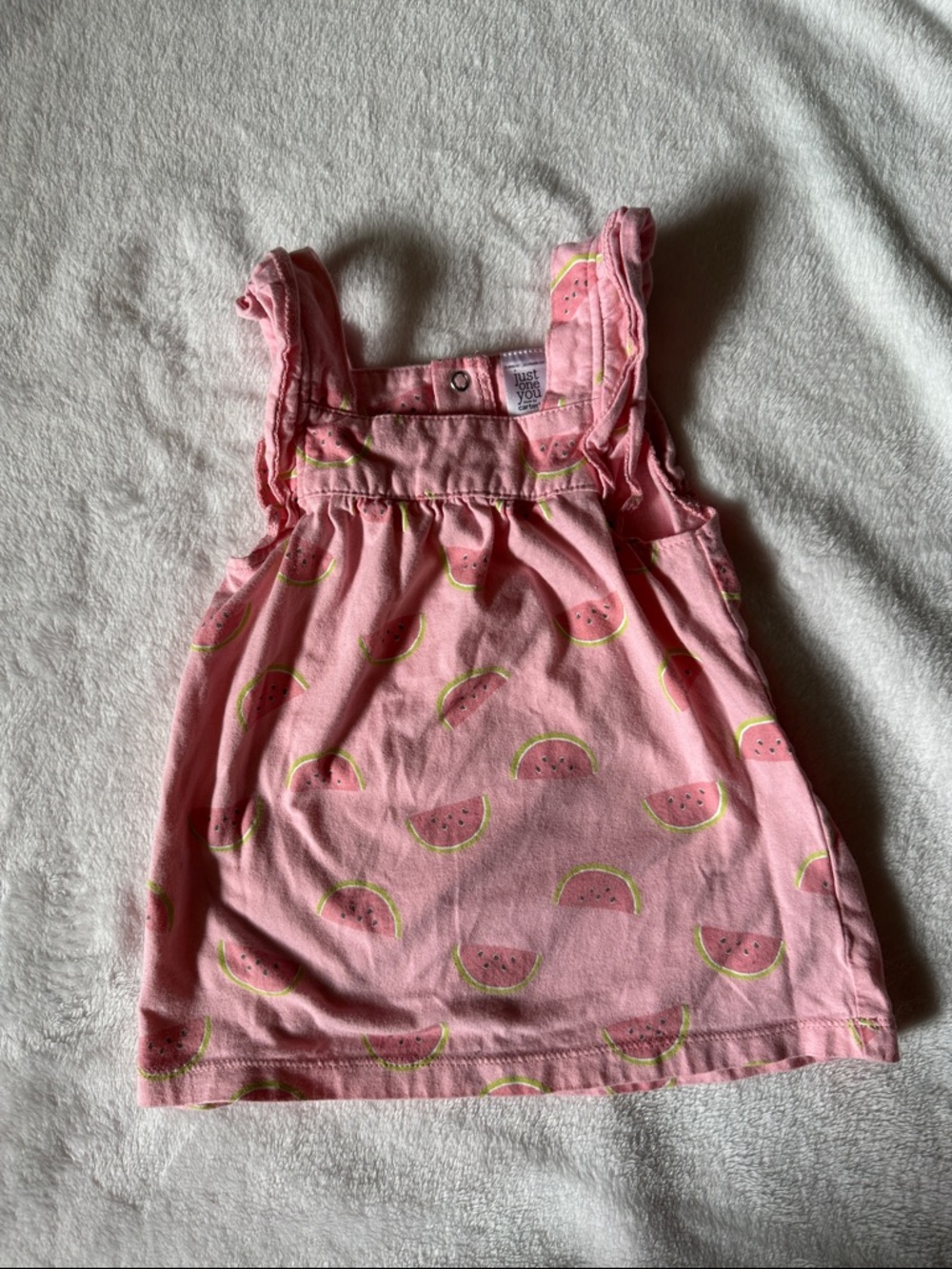 Carter's Pink Watermelon Print Sleeveless Dress